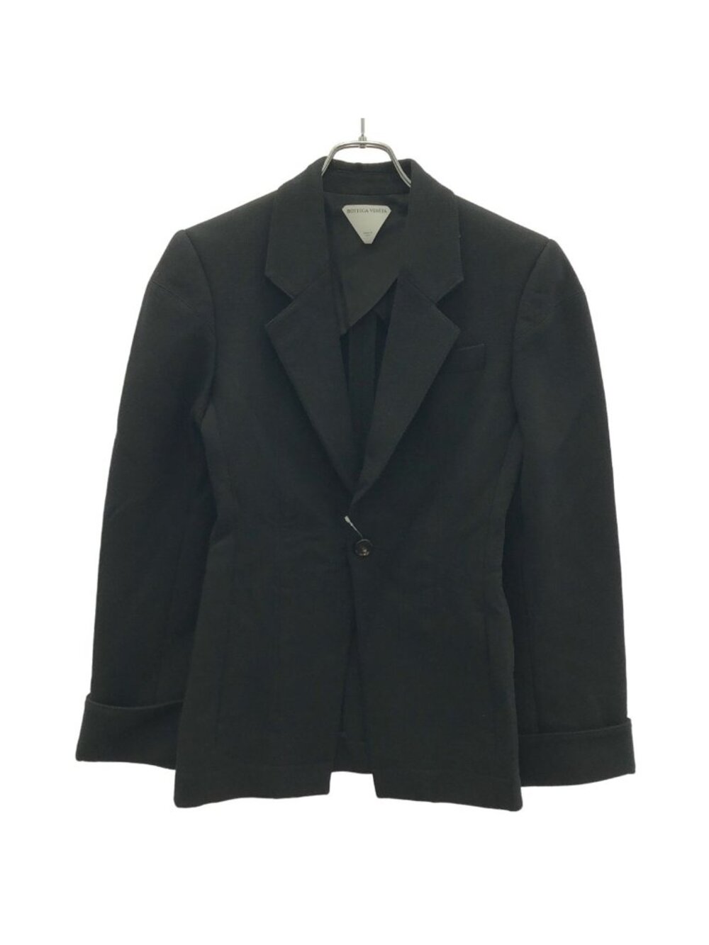 Bottega Veneta Structured Cotton Jacket Tailored Black 36